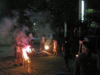 夕涼み花火大会・・・