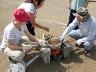 焦がさないように・・・