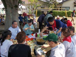 「おいしいね」